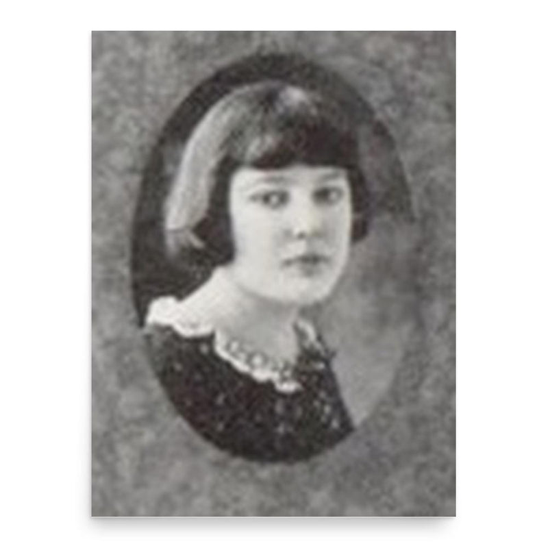 Betty MacDonald poster print, in size 18x24 inches.