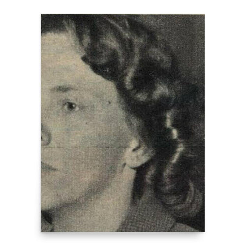 Betty Millard poster print, in size 18x24 inches.