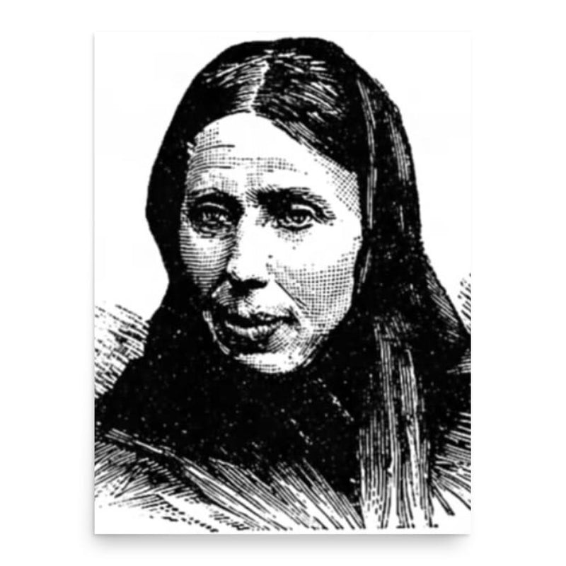 Betty Mouat poster print, in size 18x24 inches.