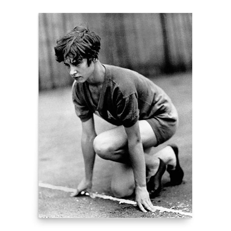 Betty Robinson poster print, in size 18x24 inches.