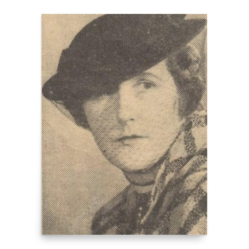 Betty Roland poster print, in size 18x24 inches.