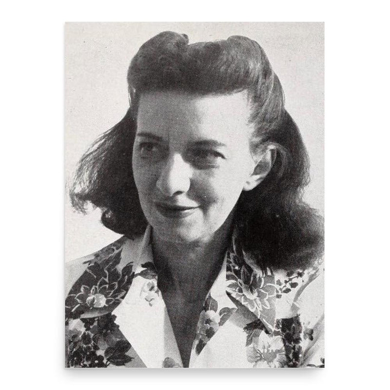Betty Smith poster print, in size 18x24 inches.