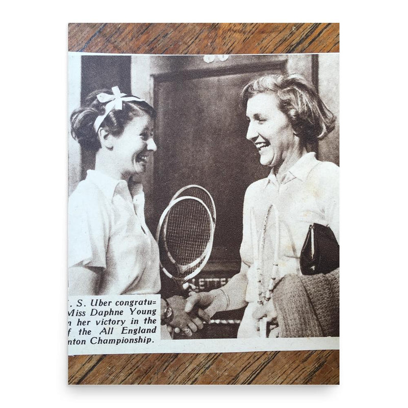 Betty Uber poster print, in size 18x24 inches.