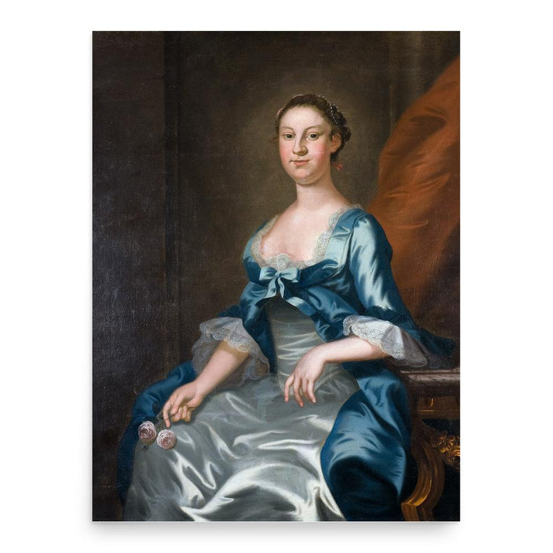 Betty Washington Lewis poster print, in size 18x24 inches.