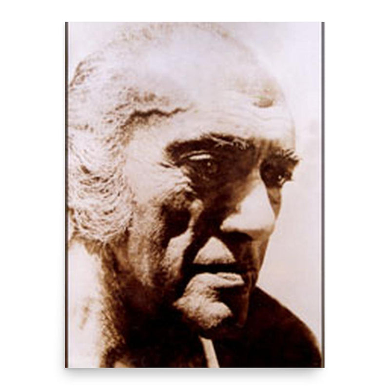 Bevis Bawa poster print, in size 18x24 inches.