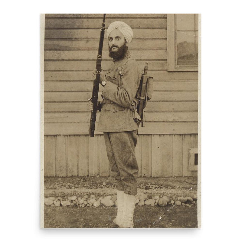 Bhagat Singh Thind poster print, in size 18x24 inches.