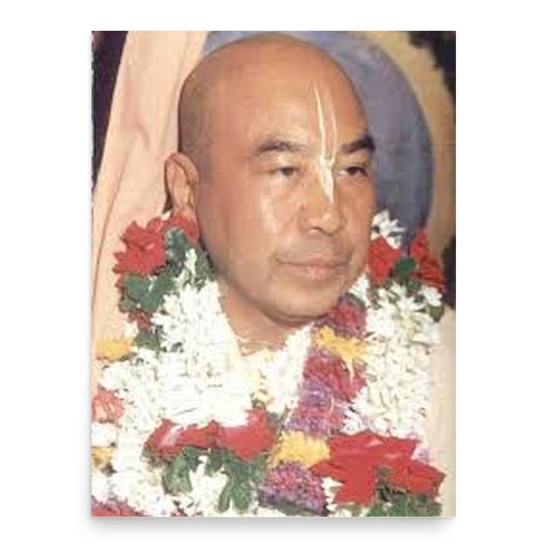 Bhaktisvarupa Damodar Swami poster print, in size 18x24 inches.