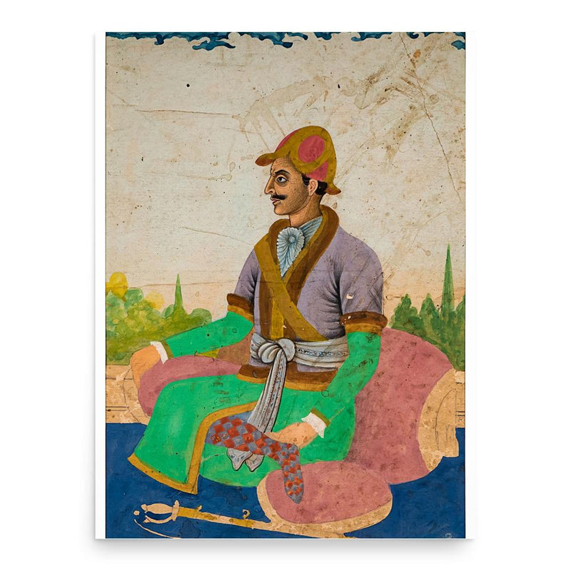 Bhimsen Thapa poster print, in size 18x24 inches.