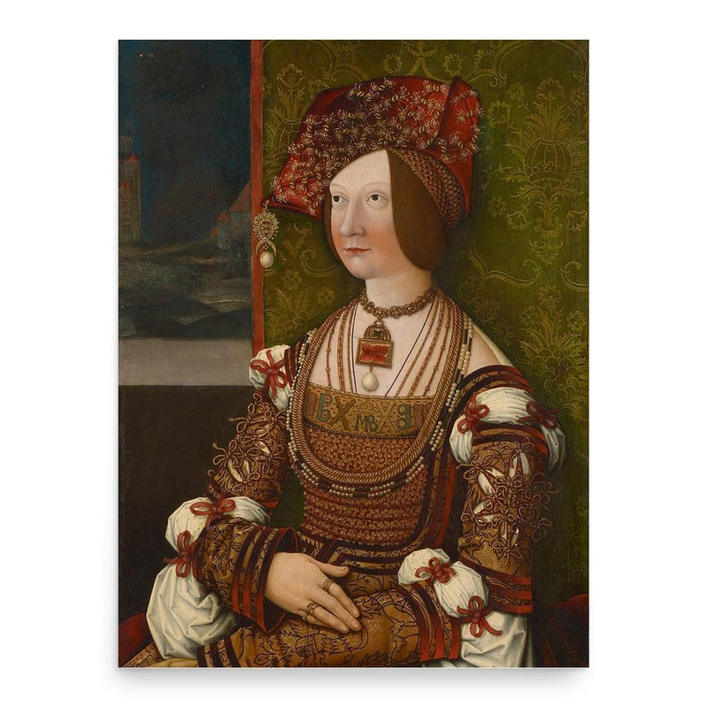 Bianca Maria Sforza poster print, in size 18x24 inches.