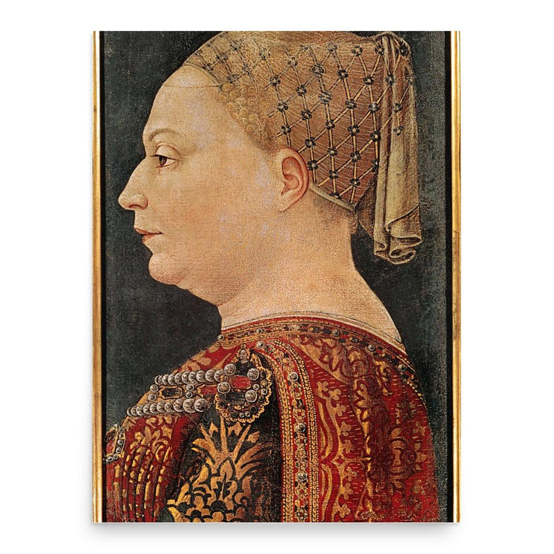 Bianca Maria Visconti poster print, in size 18x24 inches.