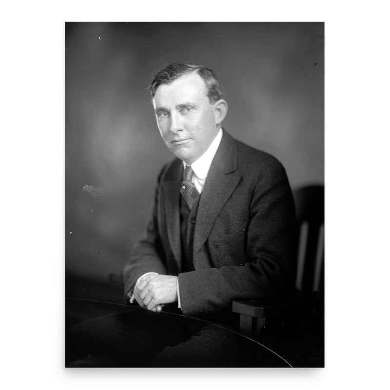 Bibb Graves poster print, in size 18x24 inches.