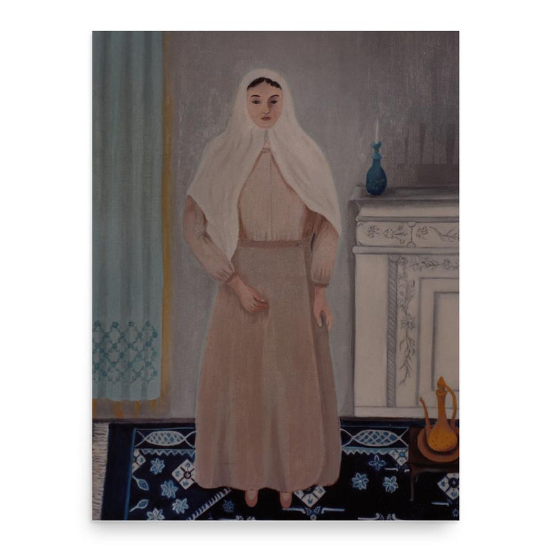 Bibi Khanoom Astarabadi poster print, in size 18x24 inches.