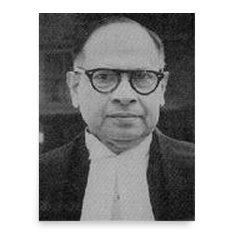 Bijan Kumar Mukherjea poster print, in size 18x24 inches.