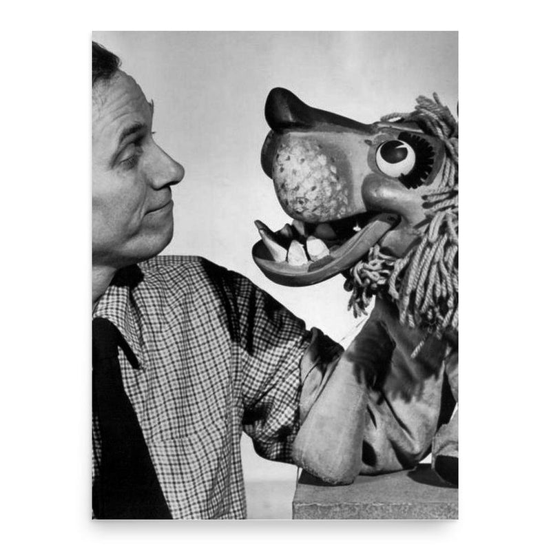 Bil Baird poster print, in size 18x24 inches.