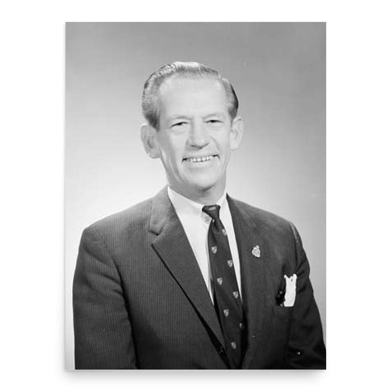 Bill Arthur poster print, in size 18x24 inches.