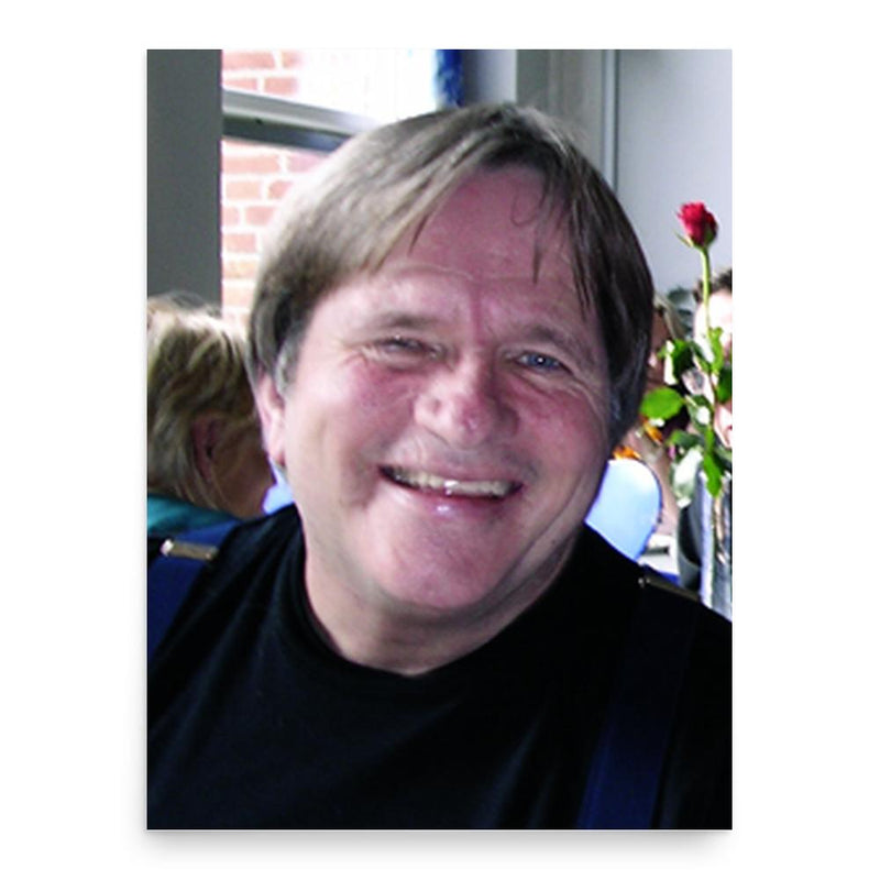 Bill Compton poster print, in size 18x24 inches.