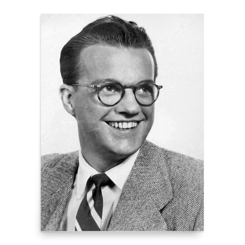 Bill Cullen poster print, in size 18x24 inches.