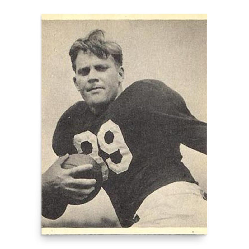 Bill DeCorrevont poster print, in size 18x24 inches.