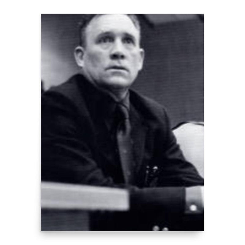 Bill Detrick poster print, in size 18x24 inches.