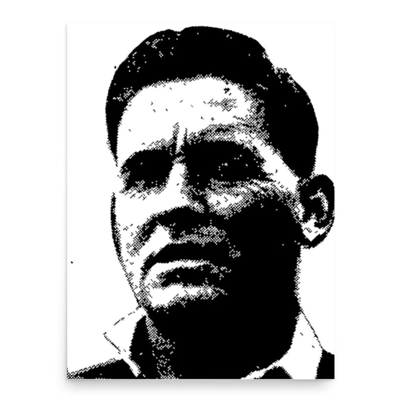 Bill Devine poster print, in size 18x24 inches.