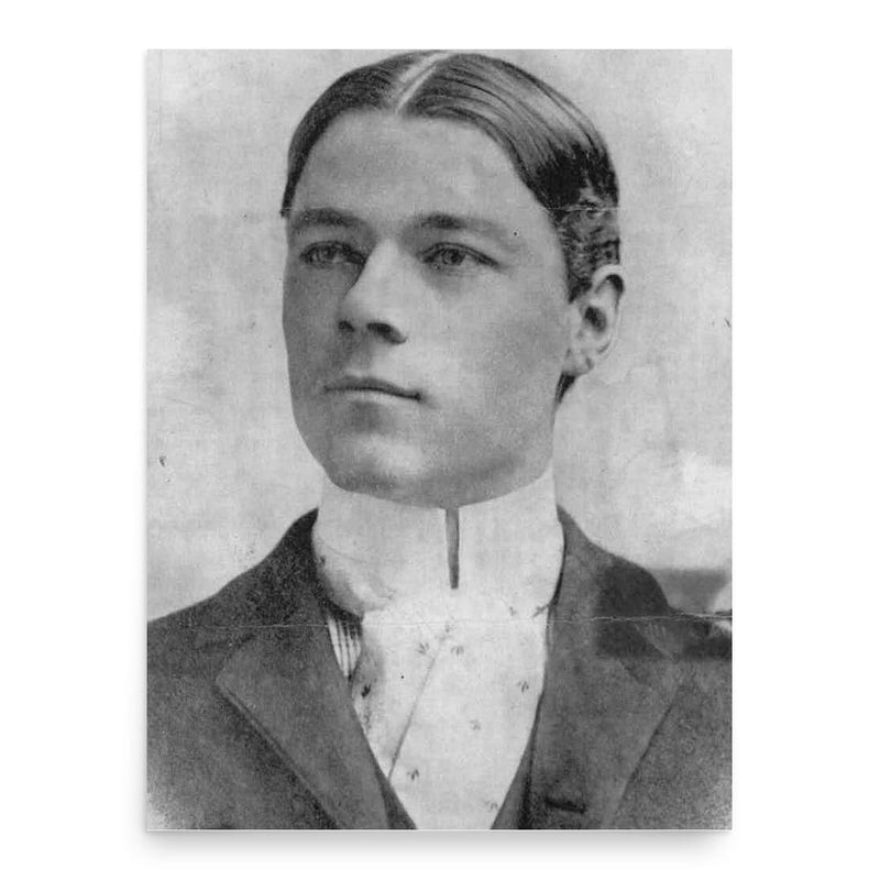 Bill Dinneen poster print, in size 18x24 inches.