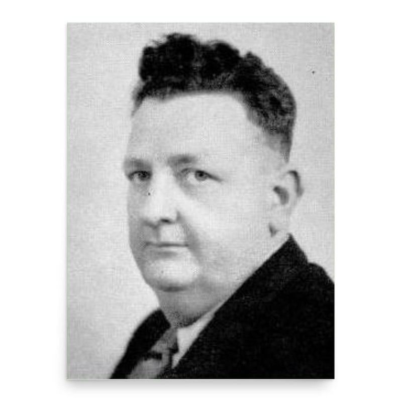 Bill Edmonds poster print, in size 18x24 inches.