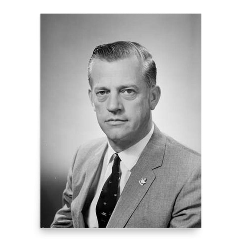 Bill Falkinder poster print, in size 18x24 inches.