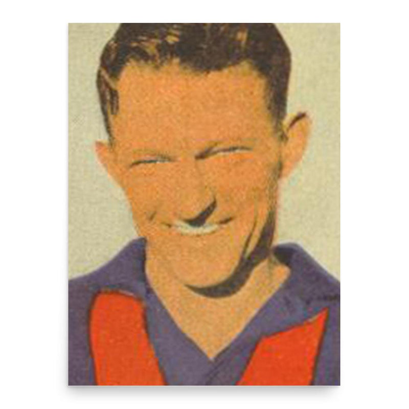 Bill Findlay poster print, in size 18x24 inches.