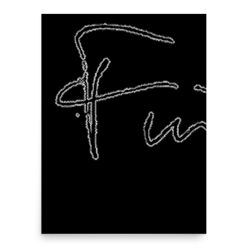 Bill Finger poster print, in size 18x24 inches.