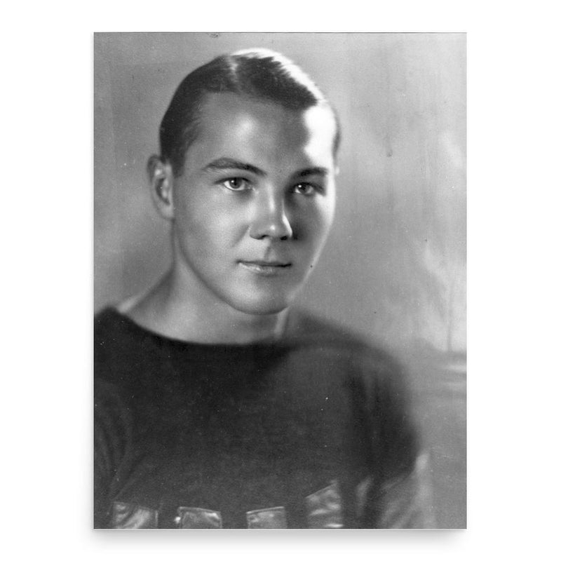 Bill Fleckenstein poster print, in size 18x24 inches.