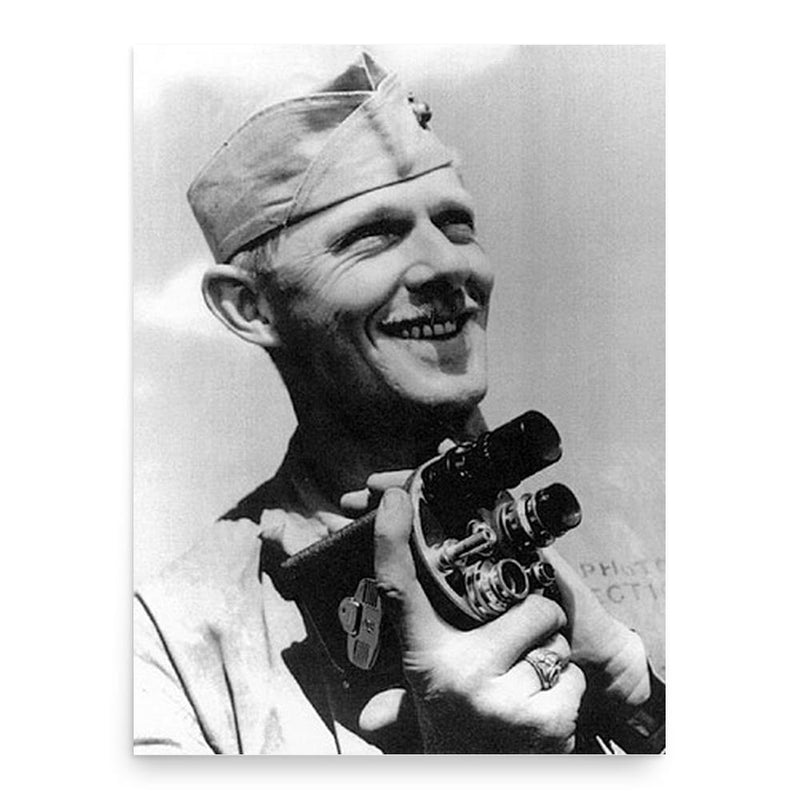 Bill Genaust poster print, in size 18x24 inches.