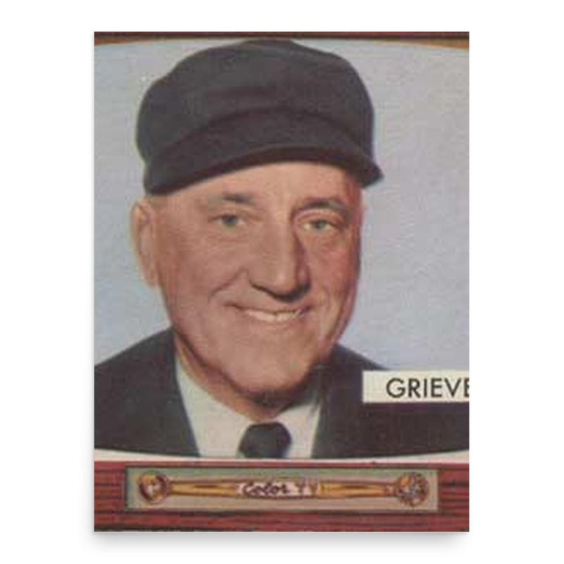 Bill Grieve poster print, in size 18x24 inches.