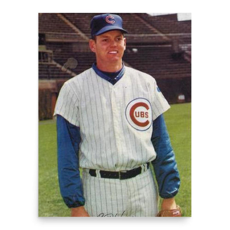 Bill Hands poster print, in size 18x24 inches.