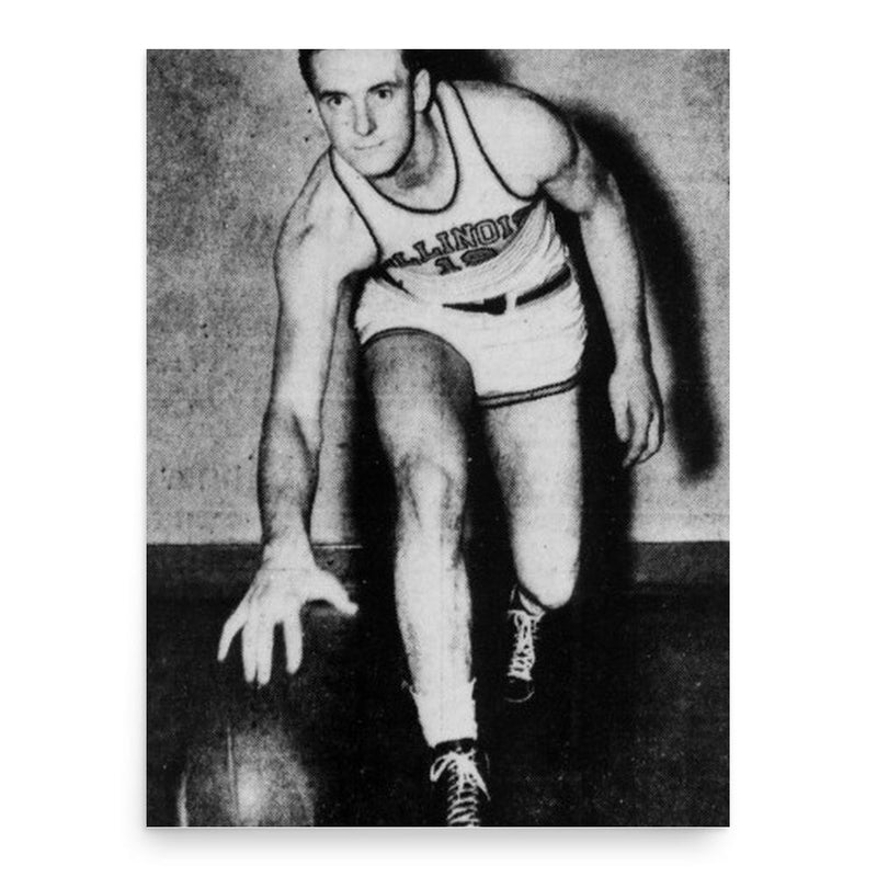 Bill Hapac poster print, in size 18x24 inches.