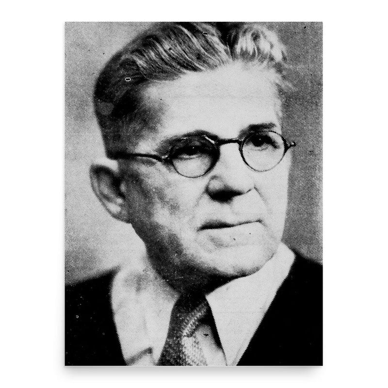 Bill Hayward poster print, in size 18x24 inches.