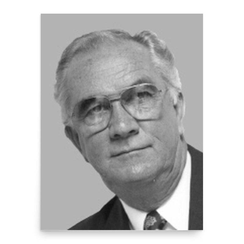 Bill Hefner poster print, in size 18x24 inches.