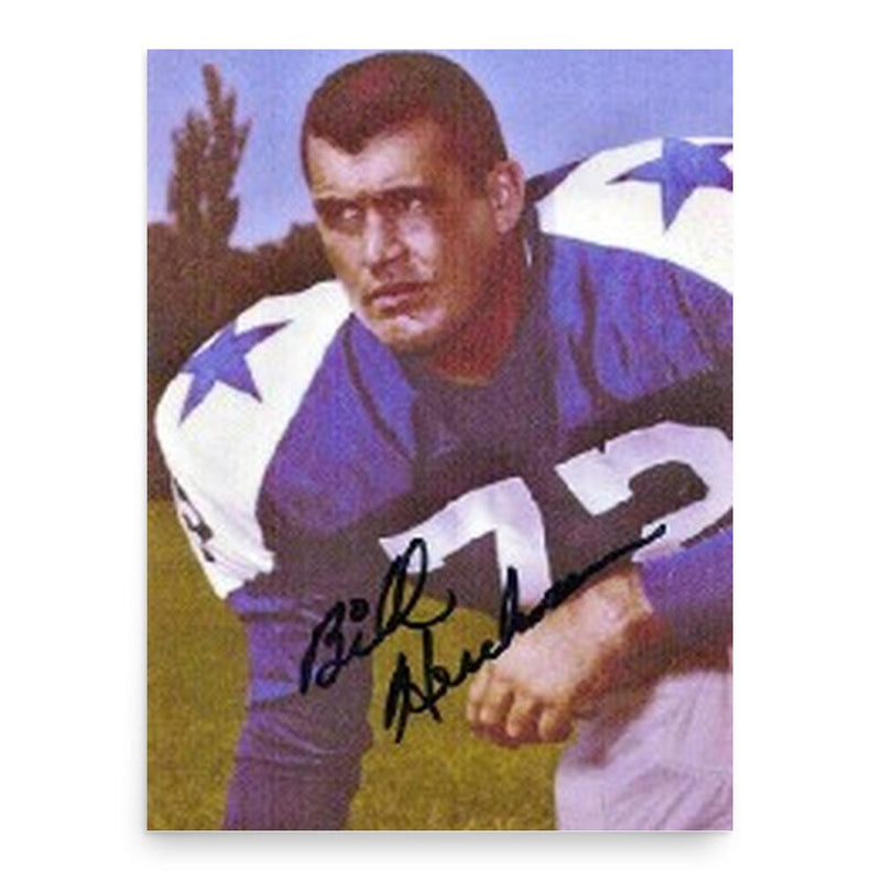 Bill Herchman poster print, in size 18x24 inches.