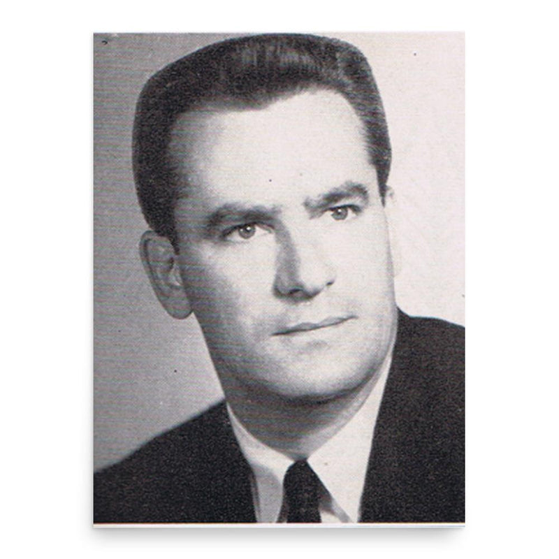 Bill Hess poster print, in size 18x24 inches.