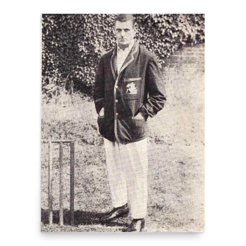 Bill Hitch poster print, in size 18x24 inches.