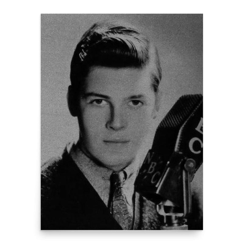 Bill Idelson poster print, in size 18x24 inches.