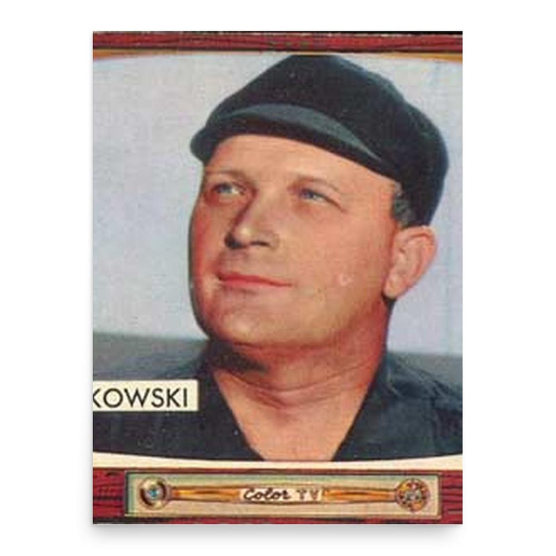 Bill Jackowski poster print, in size 18x24 inches.