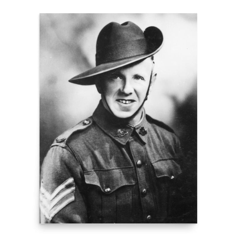 Bill Kibby poster print, in size 18x24 inches.