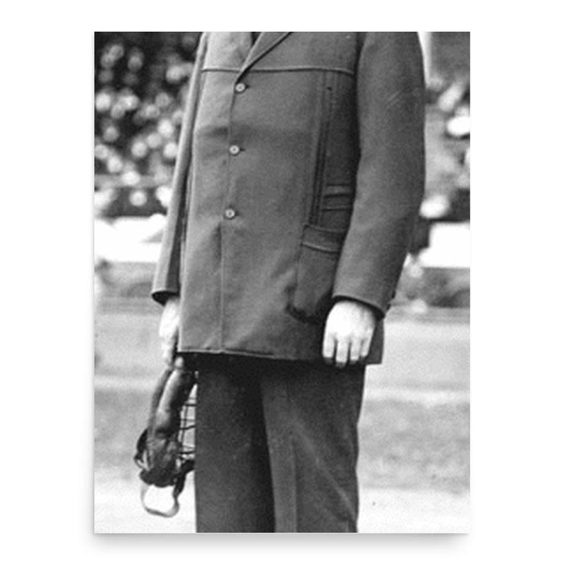 Bill Klem poster print, in size 18x24 inches.