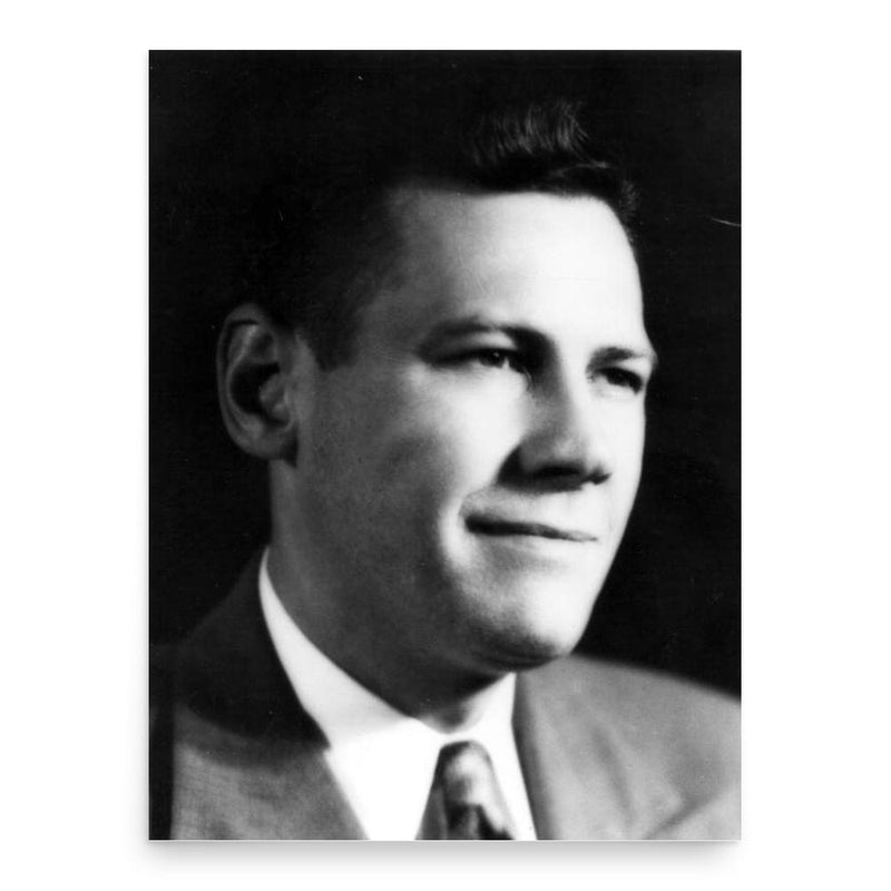 Bill Lantaff poster print, in size 18x24 inches.