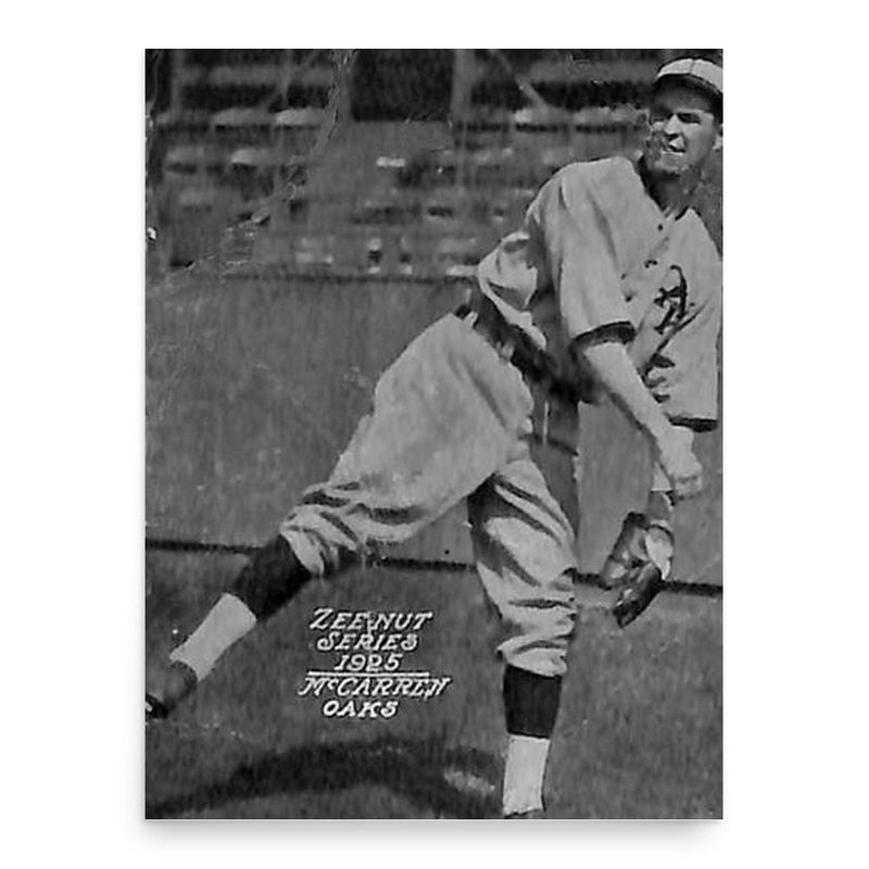 Bill McCarren poster print, in size 18x24 inches.