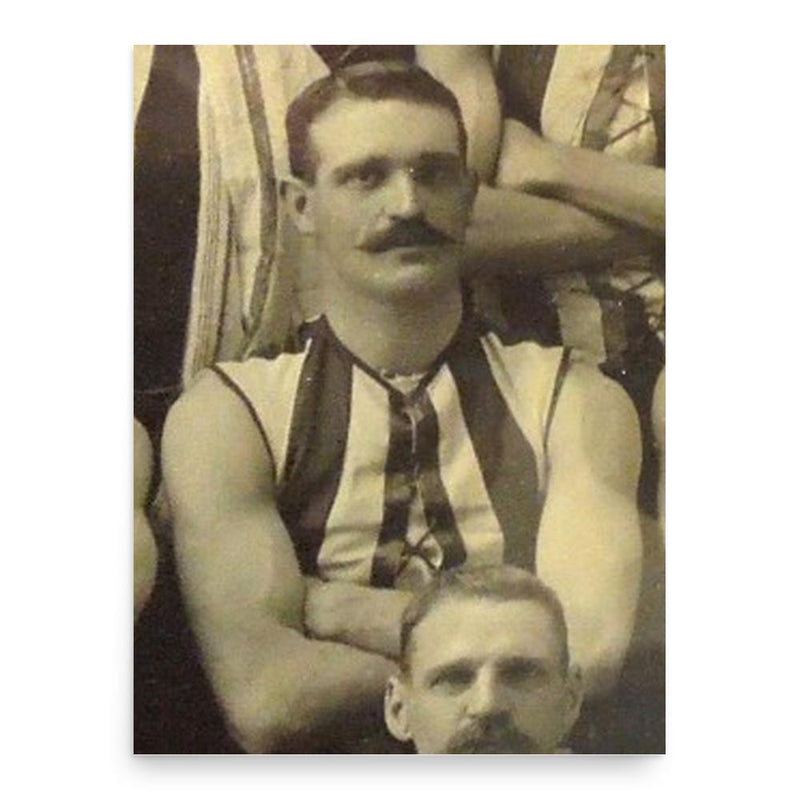 Bill McCulloch poster print, in size 18x24 inches.