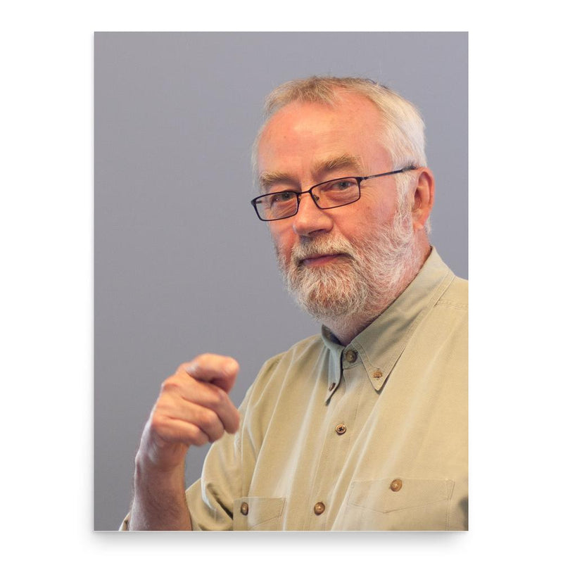 Bill Moggridge poster print, in size 18x24 inches.