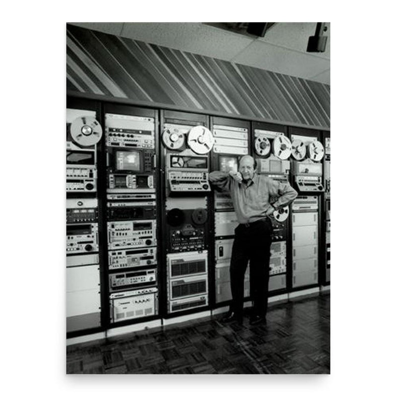 Bill Muster poster print, in size 18x24 inches.