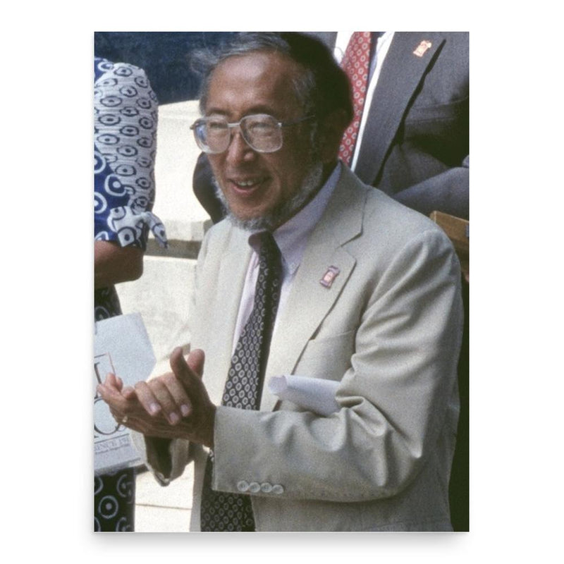 Bill Naito poster print, in size 18x24 inches.