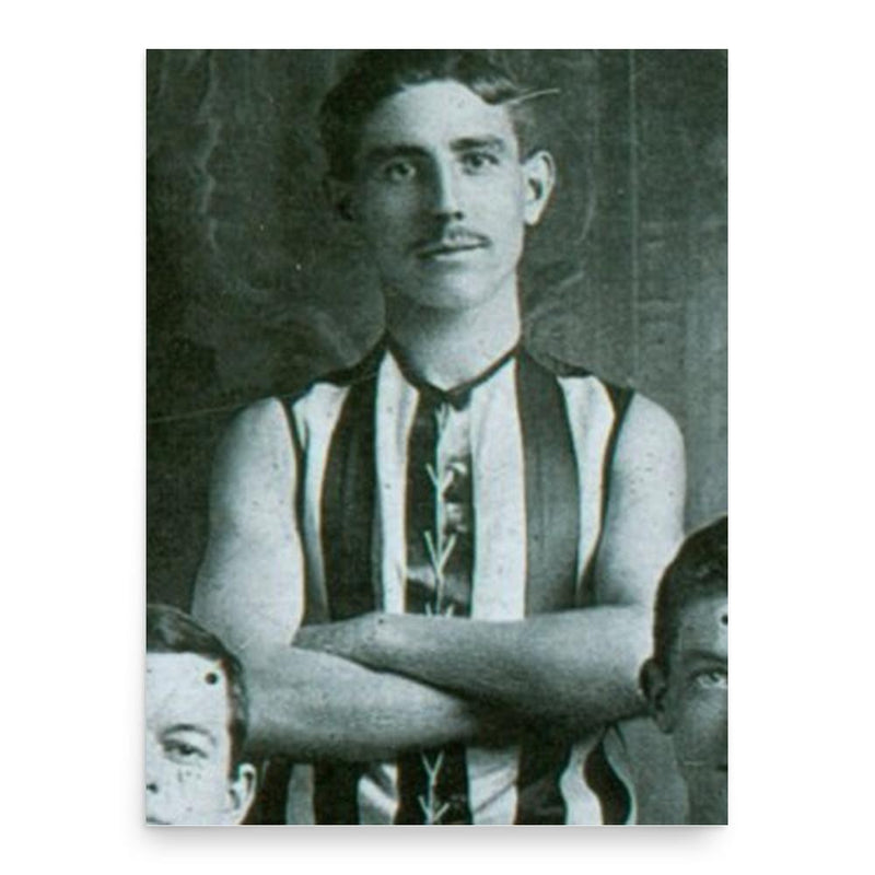 Bill Punch poster print, in size 18x24 inches.